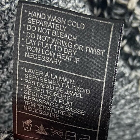 Revolve BB Dakota‎ Grey Knit Open Front Cardigan Size XS Sweater Boho Fair Isle - Picture 9 of 11